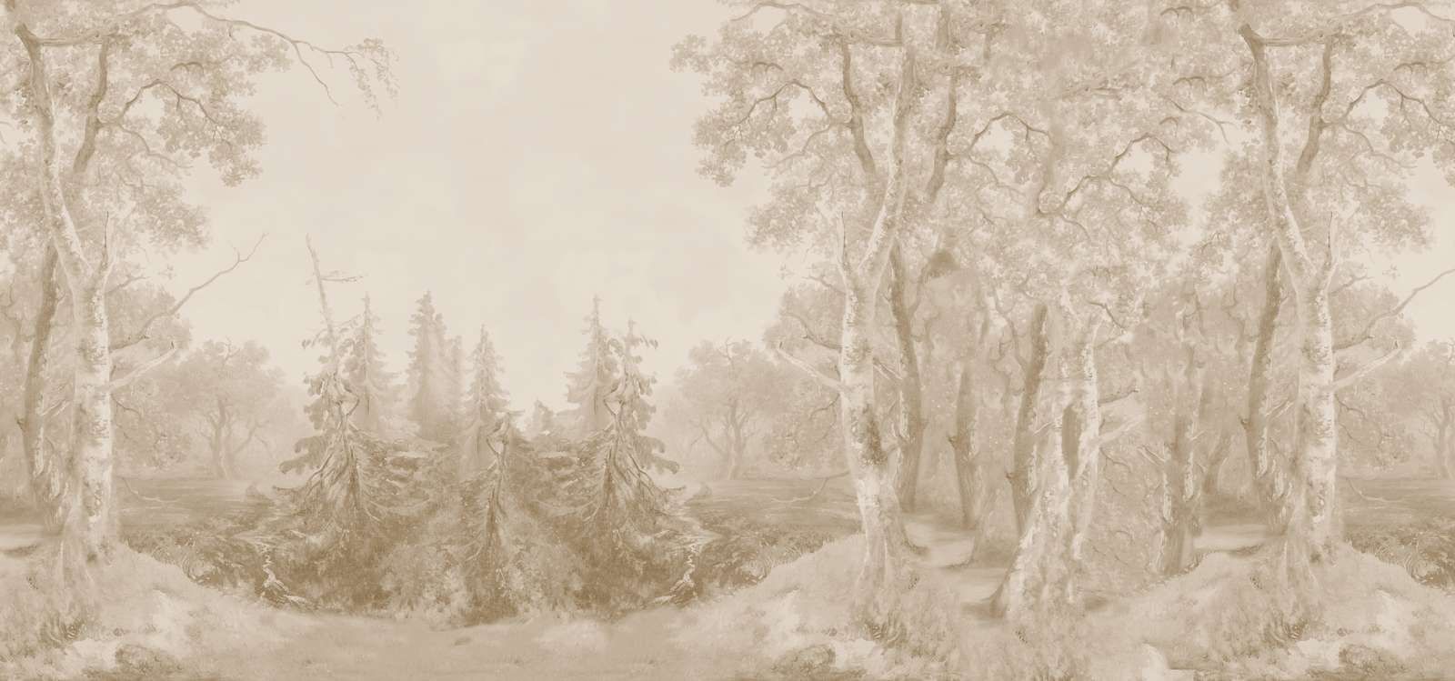 Skoglandskap Beige #2