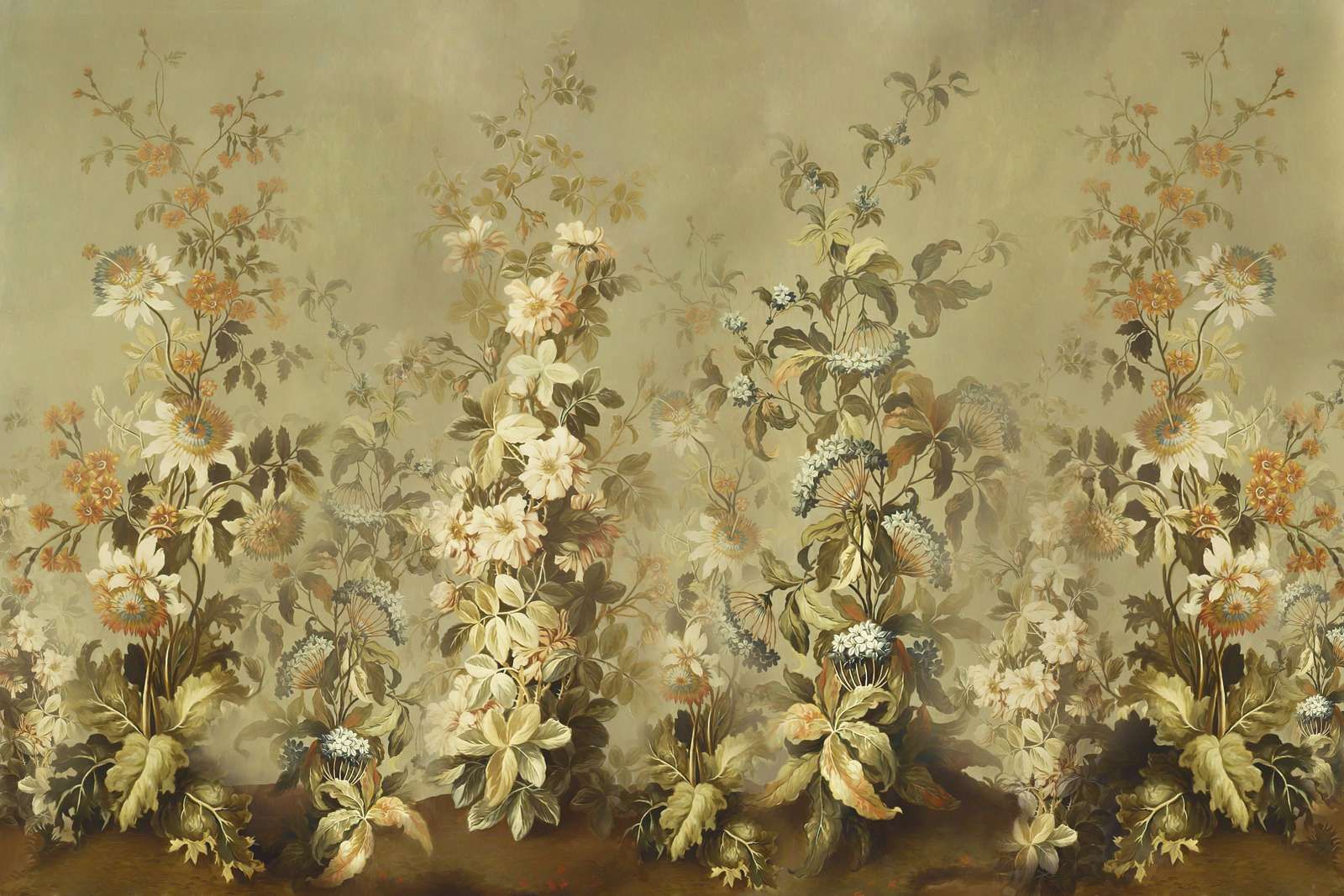 Vintage olivgrön klematis