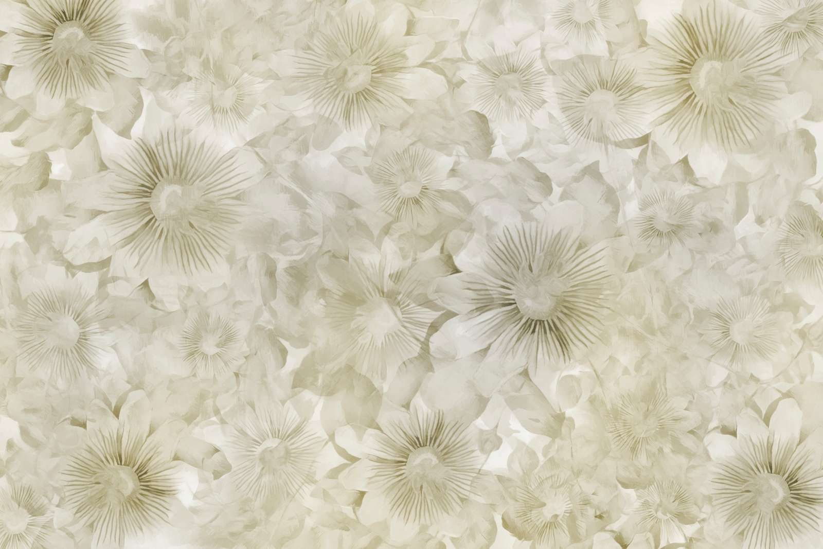 Botanisk akvarell elegans varm sand