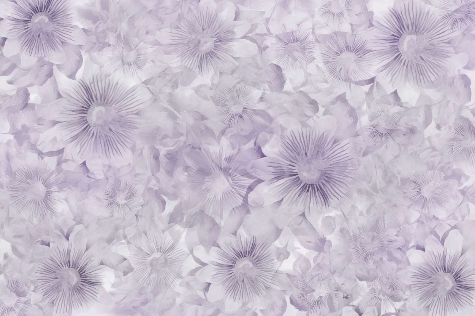 Botanisk akvarell elegans lavendel