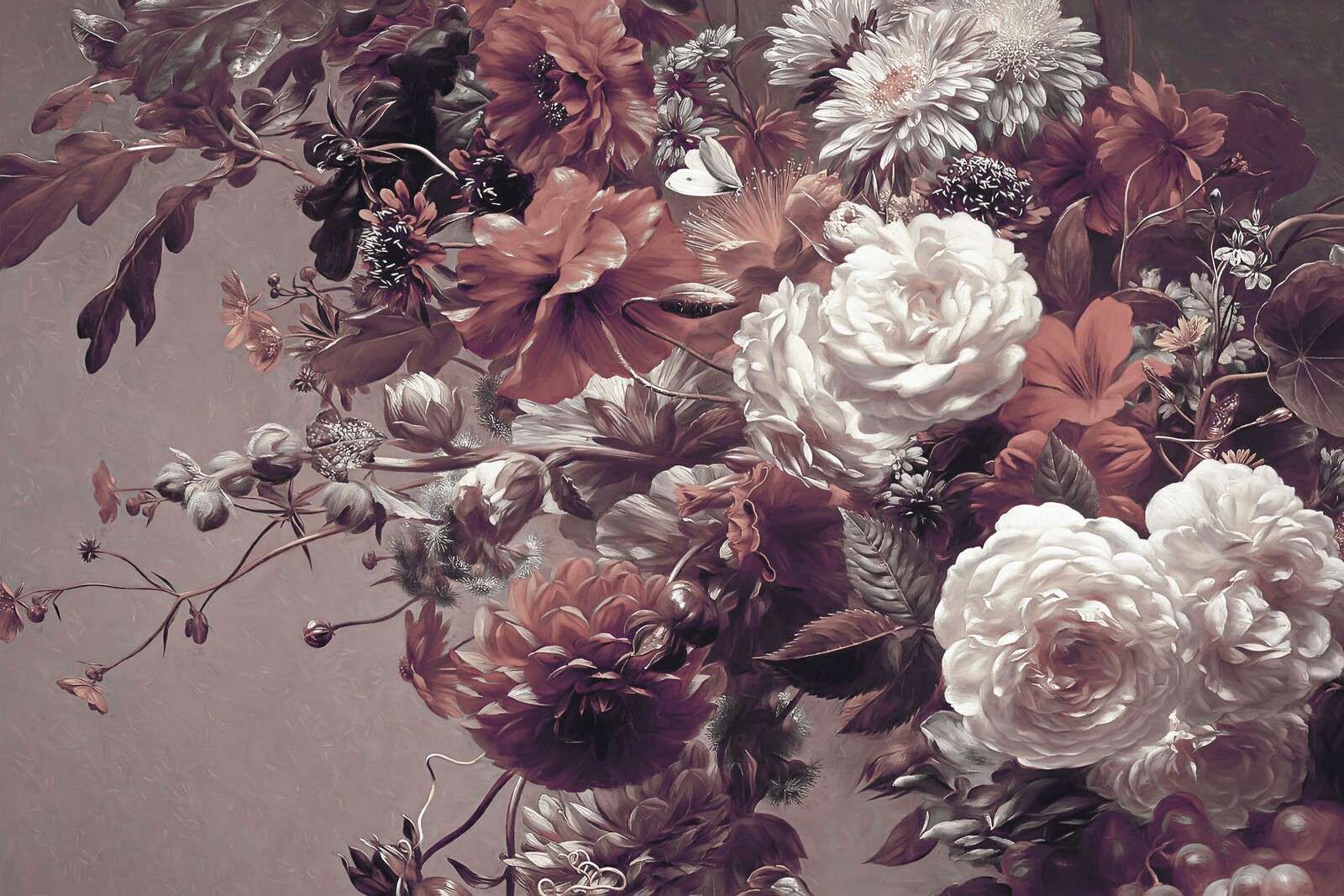 Stor buket med valmuer Orange