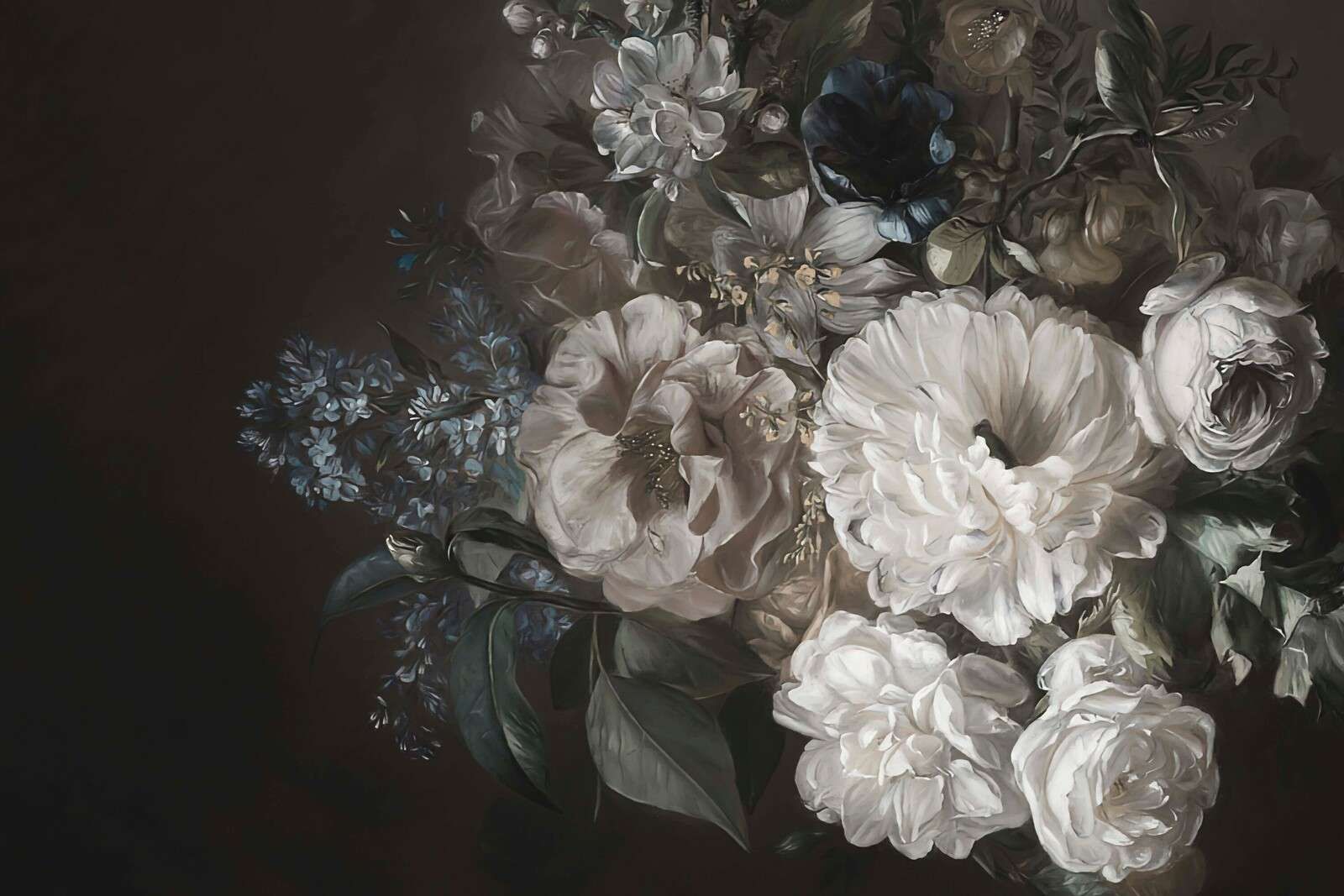 Bukett med lilac vit