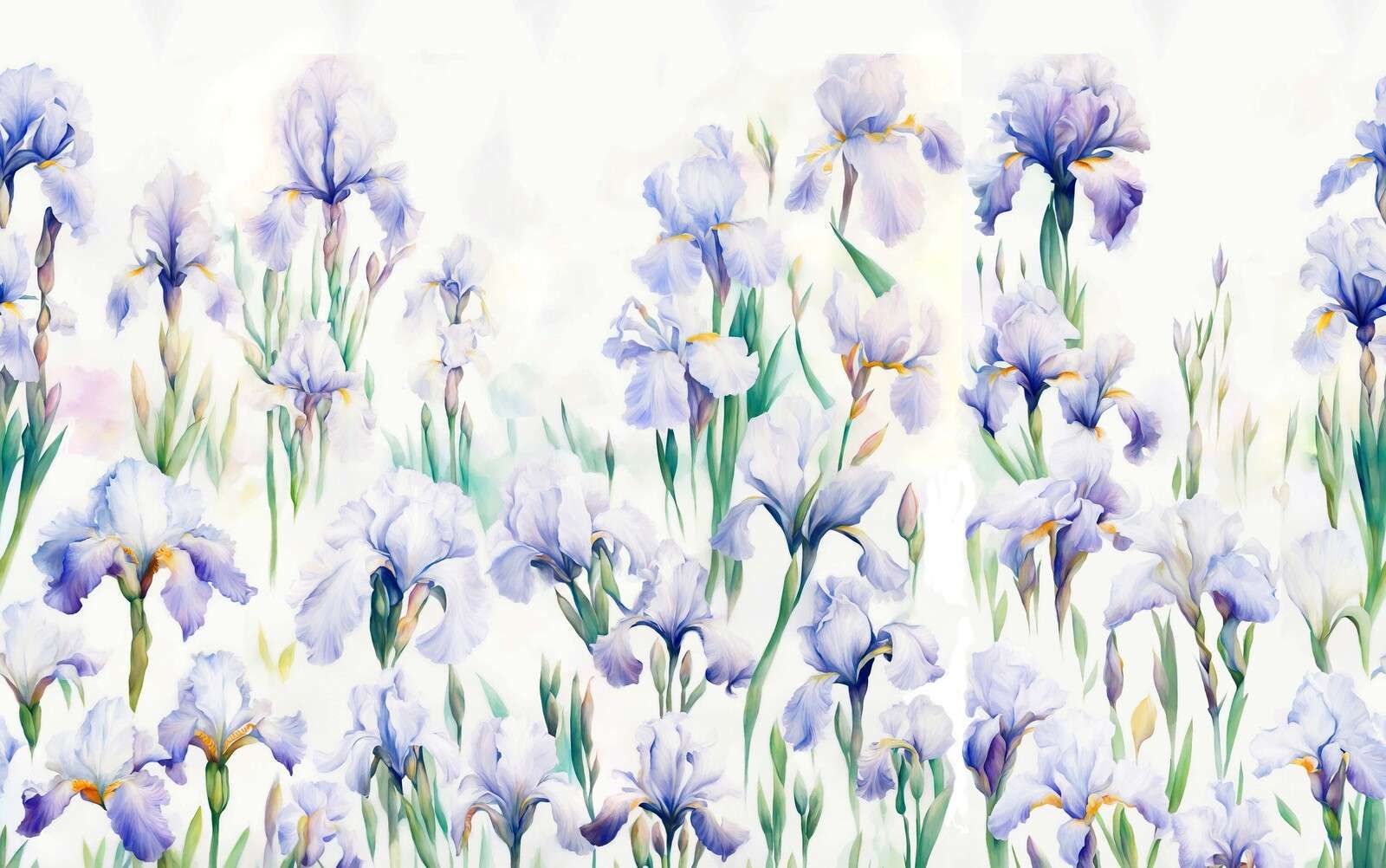 Irisene danser sømløs pastell