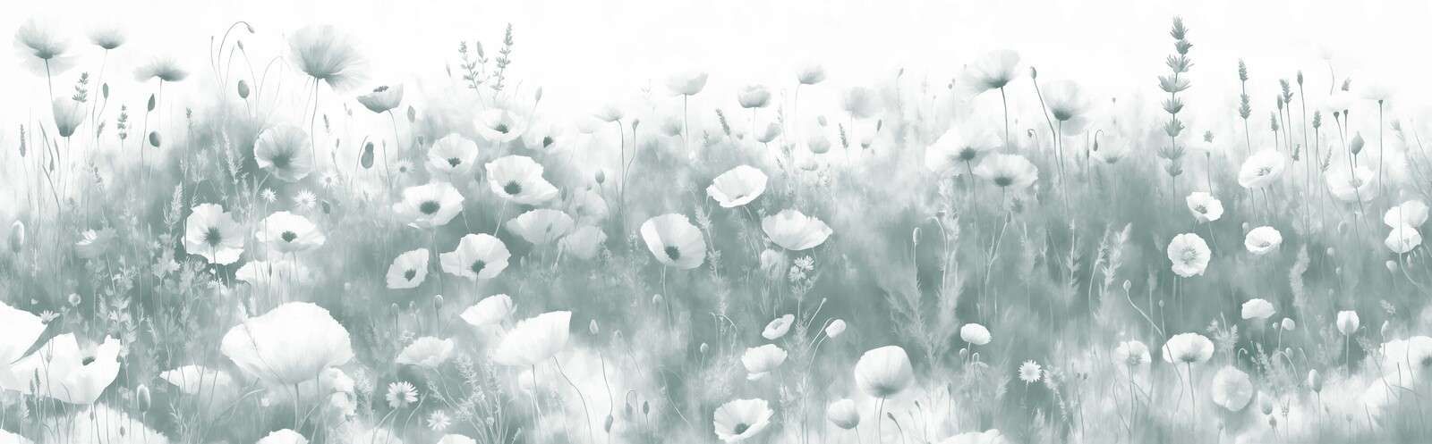 Vildblomsdans - mörkgrön