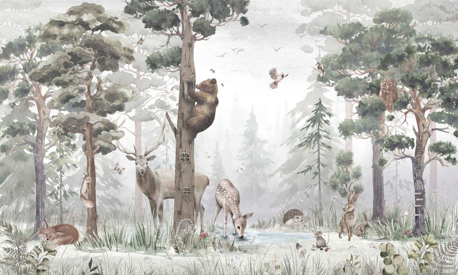 Dyreliv i Midten av Skogen