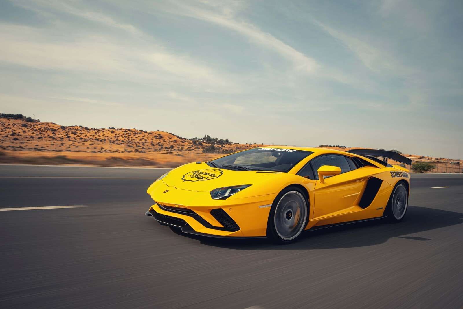 Lamborghini Aventador i aktion