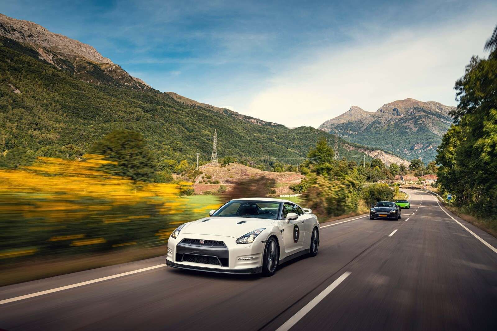 Nissan GT-R-r i fuld fart