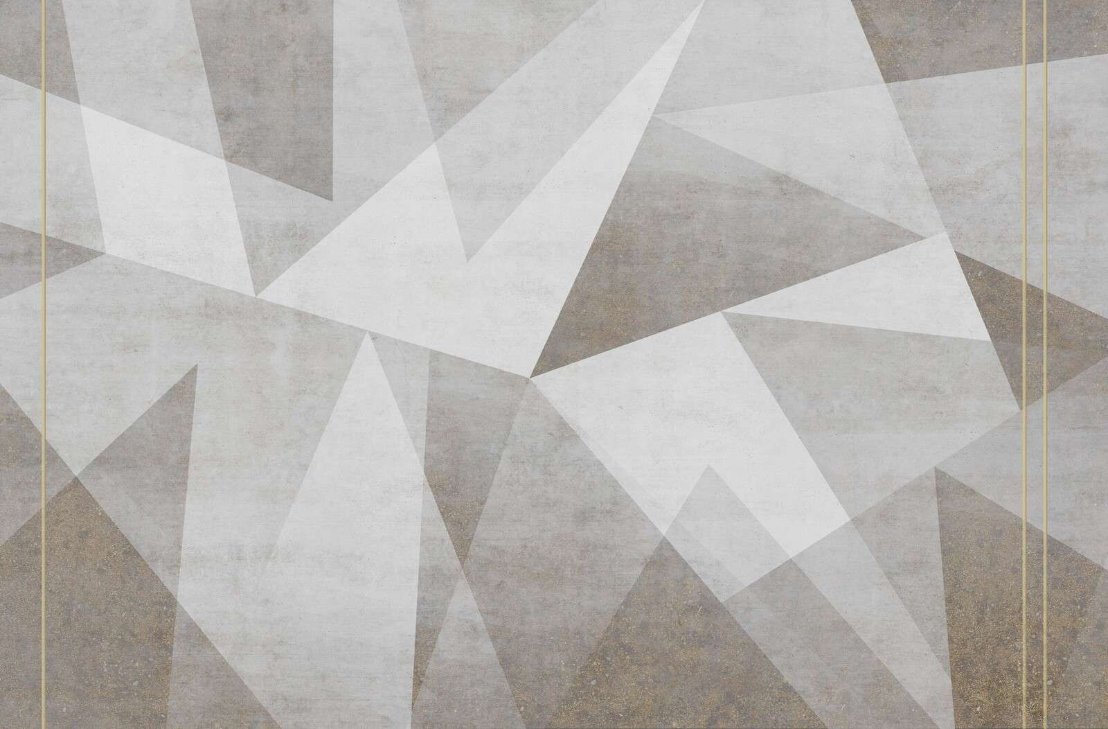 Betongutseende geometrisk lysspill