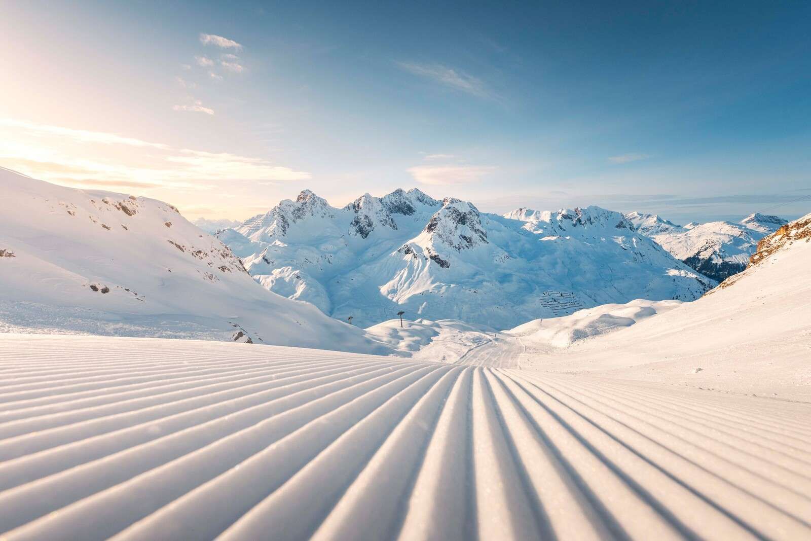 Morgengry på ferske løyper