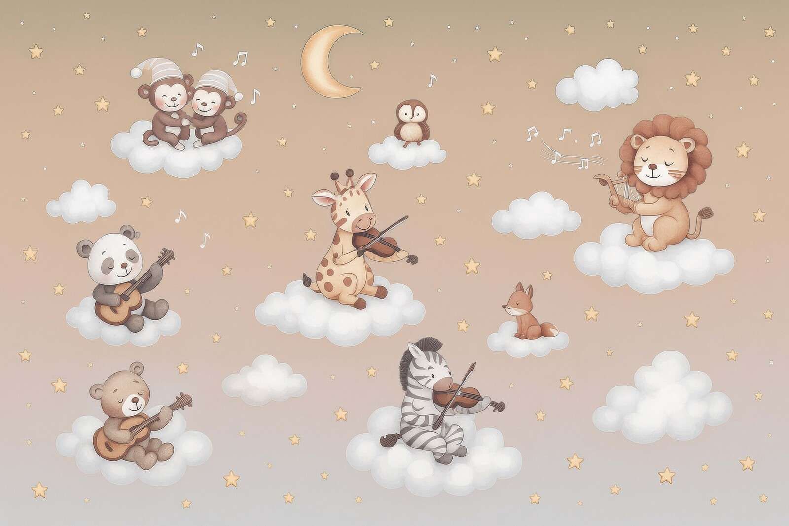 Djurkonsert i molnen - sand