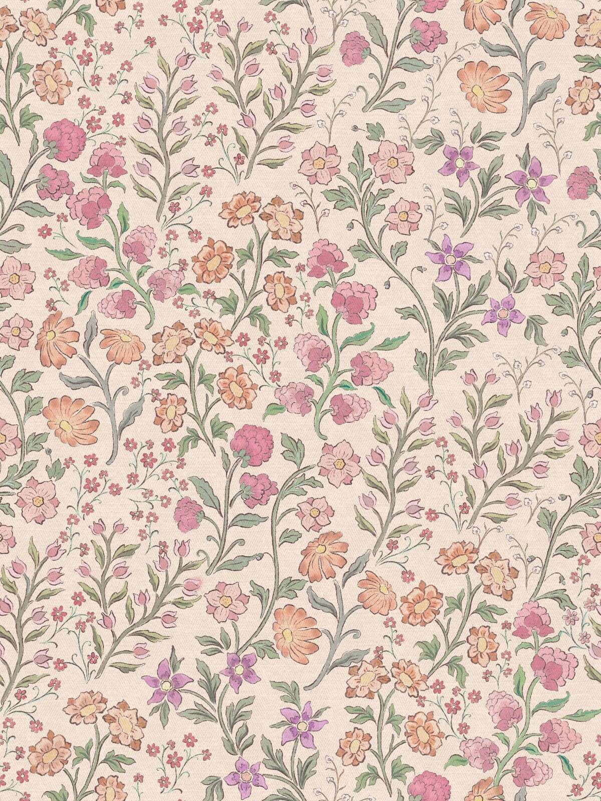 Romantiske forårsblomster i pastelfarver