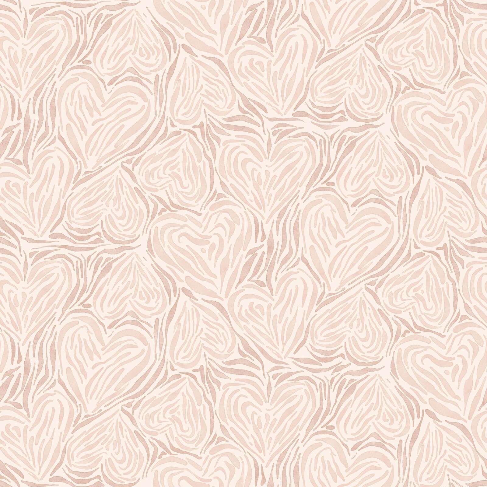 Organiske blade i blushbeige