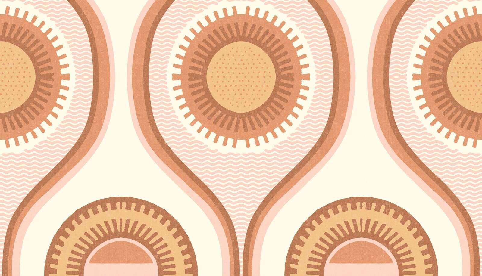 Solkjedslethet i retro pastell