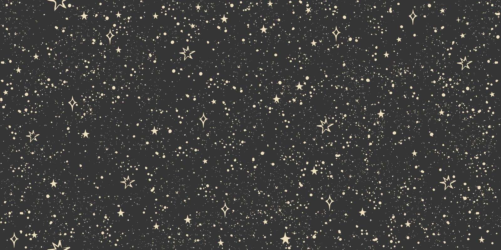 Gnistrande stjärnor i nattens ljus