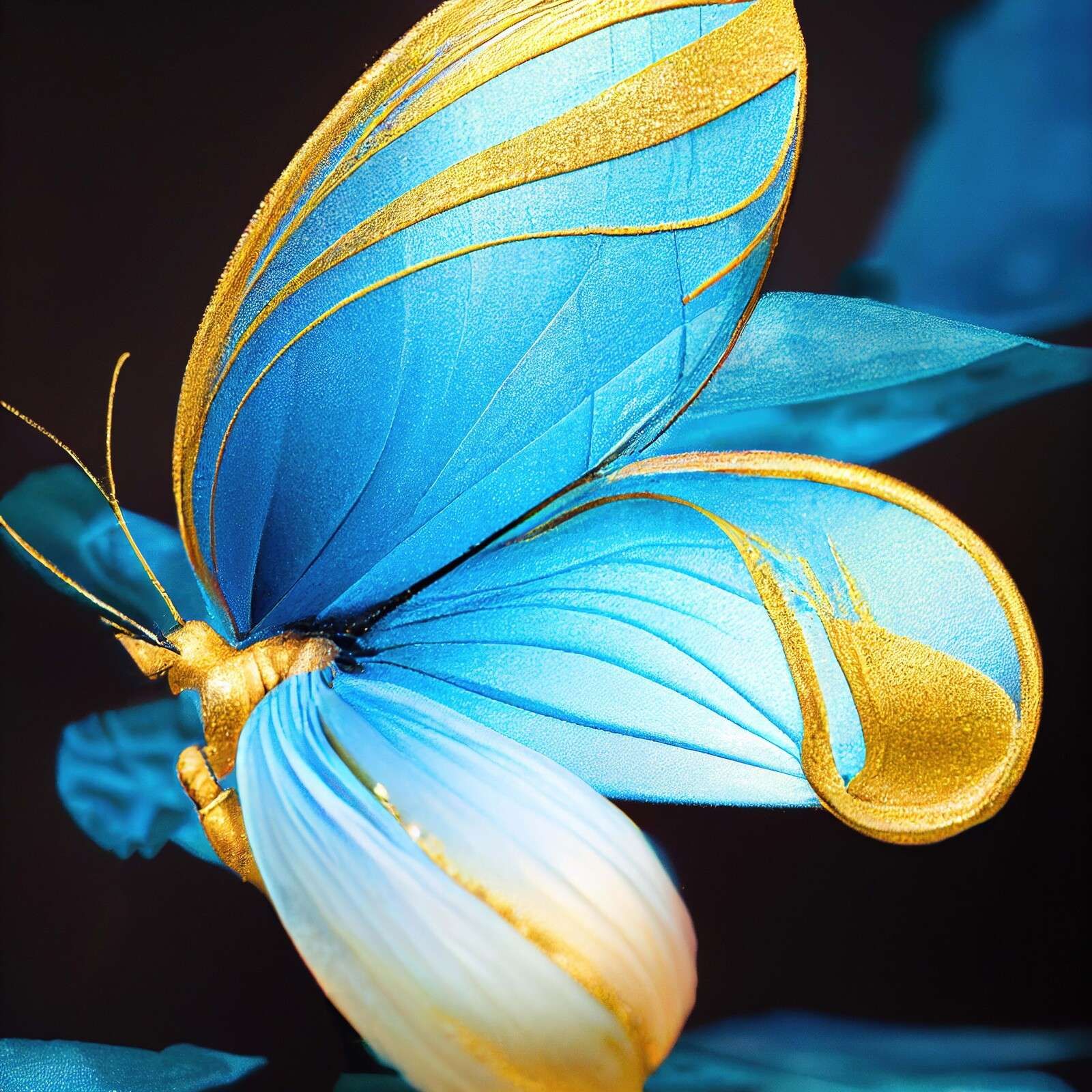 Macro Butterfly ærteblomst