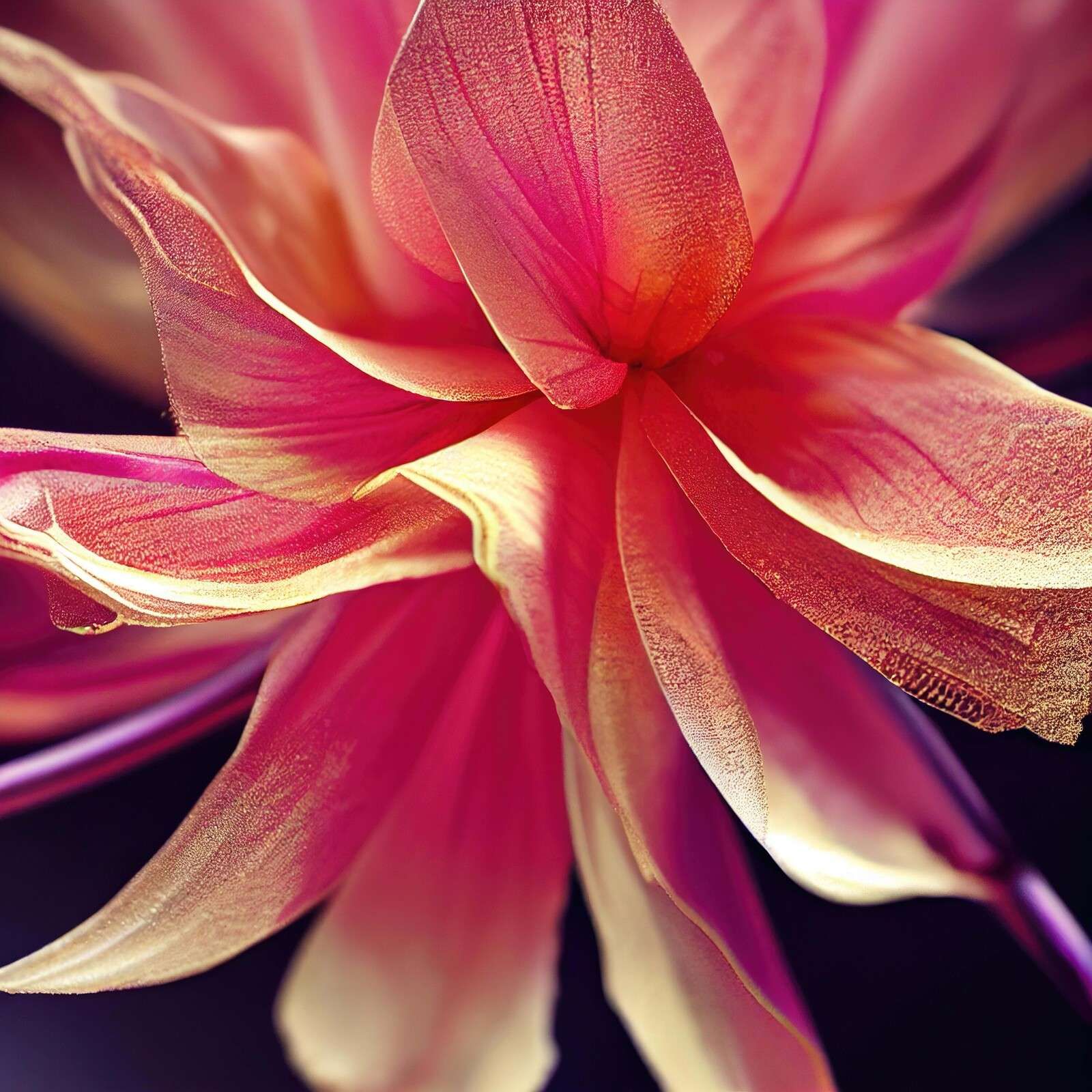 Macro Stokkroseblomst 1