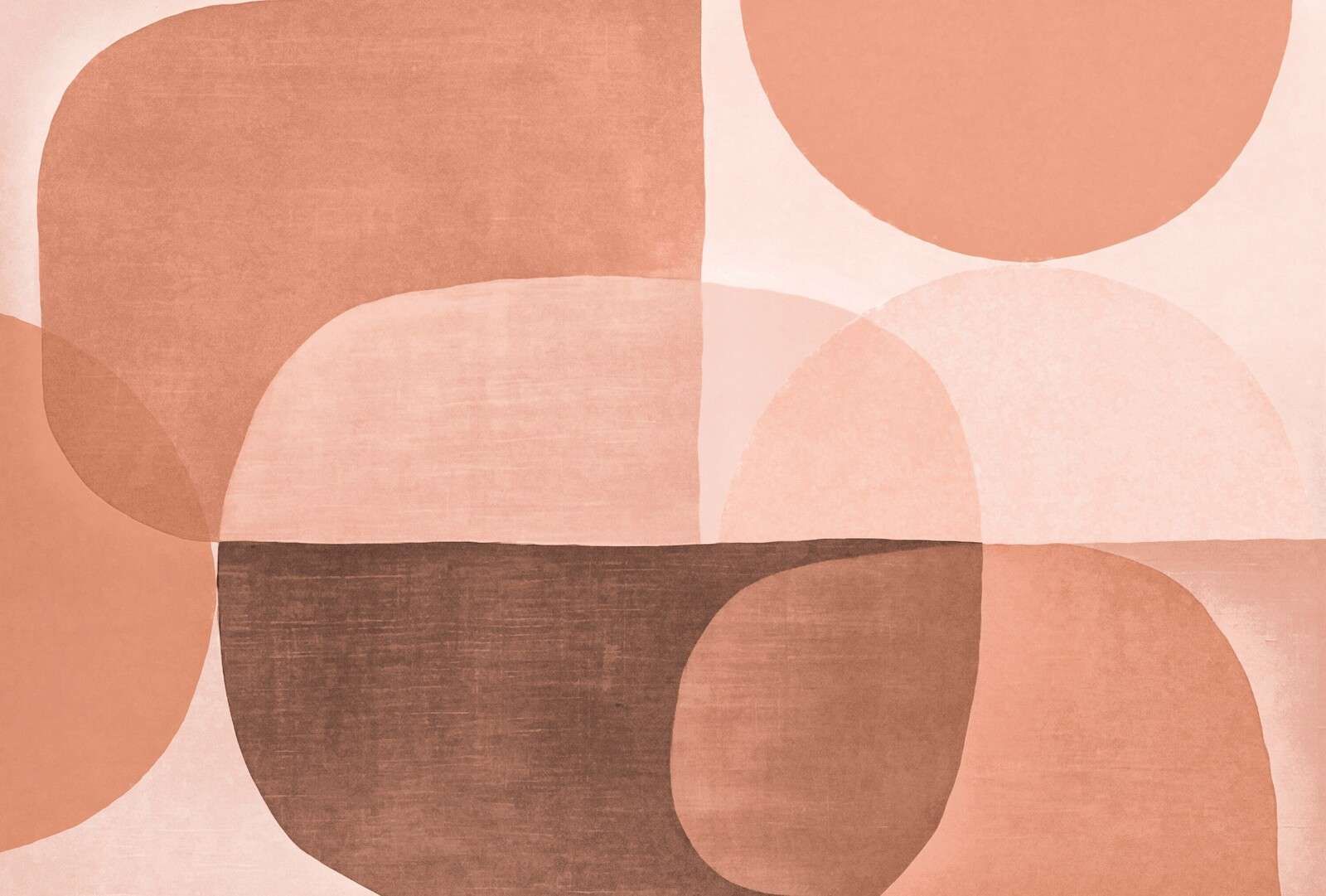 Mid Century Rundade Former Mocha Mousse