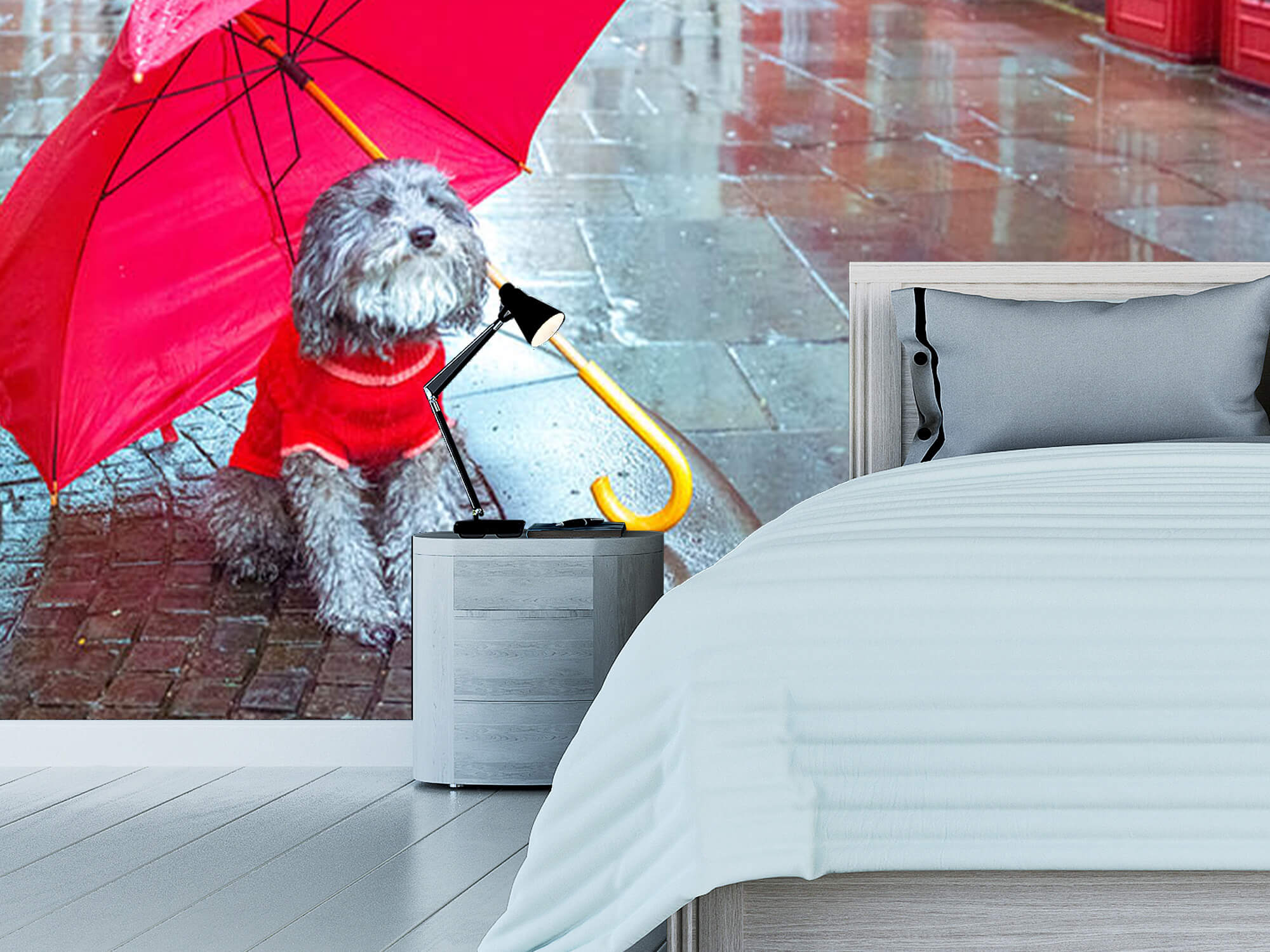  Hund med paraply 11