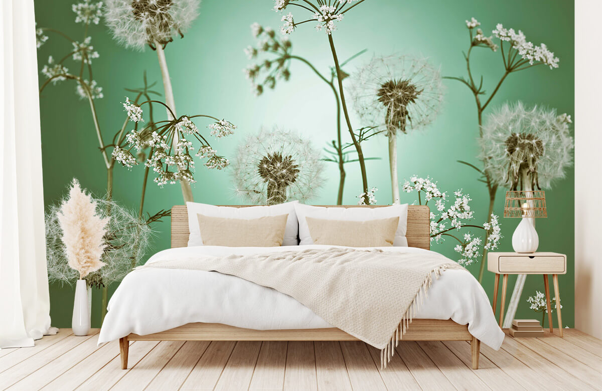 wallpaper Meadow fantasy grönt 5